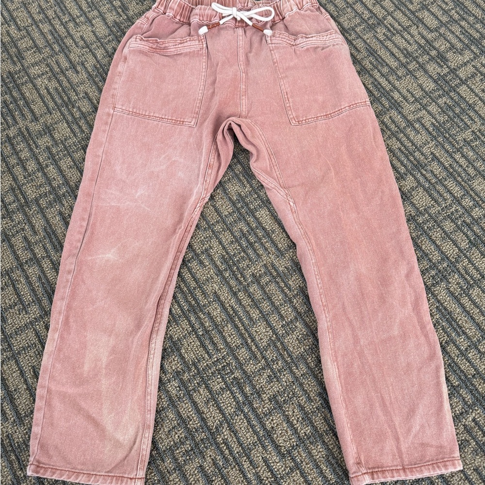 Distressed Pink Pants